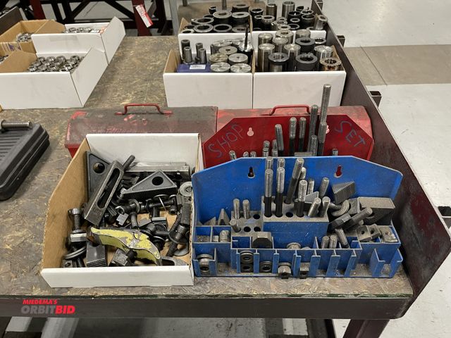 Lot 1-19449 - Large lot of assorted work holding tooling.