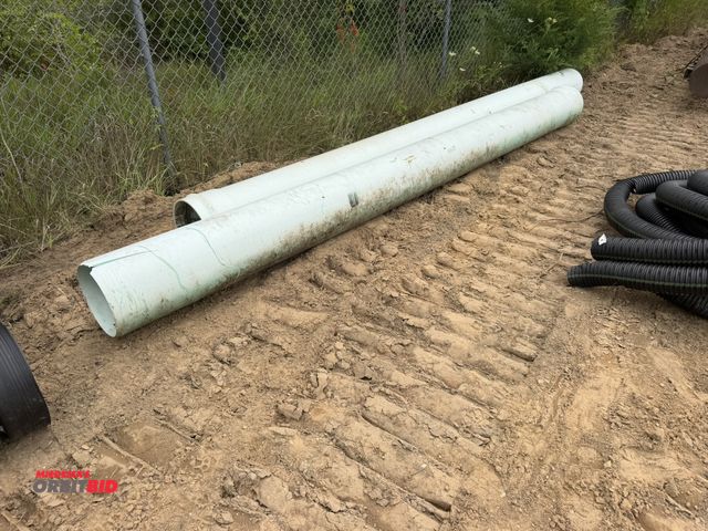 Lot 1-18350 - Lot of (2) Bristol pipe, Type PSMSDR35, PVC sewer pipe, 163" x 12" diameter and 173" long x 12" diam...