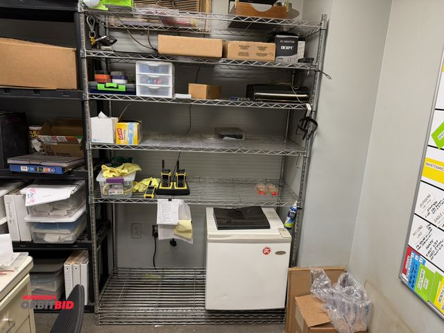 Lot 1-18700 - (1) 48" width x 72" height x 18" depth NSF approved stainless steel rack with 8 adjustable height wi...
