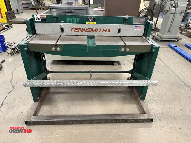Lot 1-15304 - (1) Tennsmith, model T5216, 16 gauge mild steel shear, foot pedal, manual control, S/N 14811.