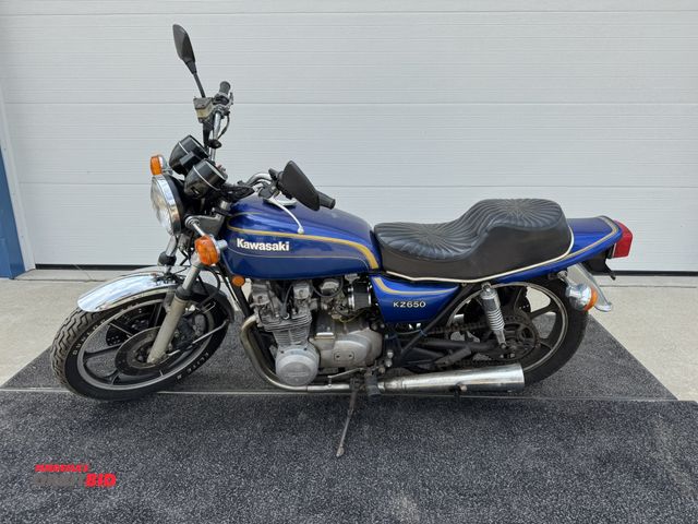 Lot 1-6461 - 1978 Kawasaki KZ 650 (1) motorcycle, chain drive, air cooled, 4-cylinder gas engine, running conditi...