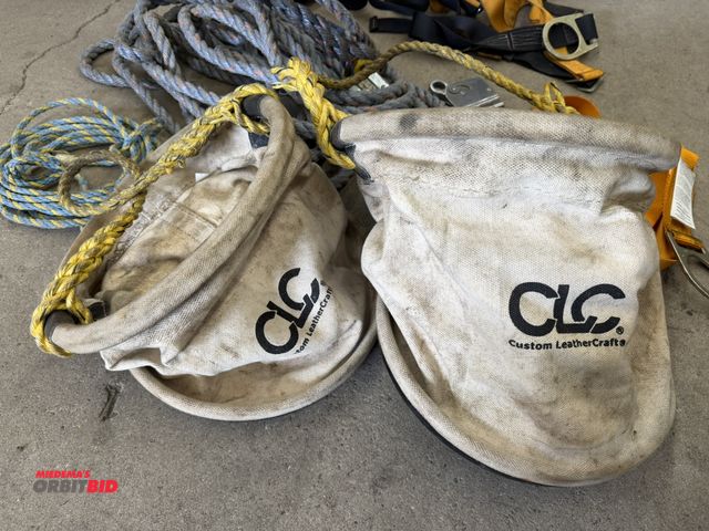 Lot 1-6193 - Set of Fall Safey Equipment, including (2) Titan, model T4007/UAKU, 310 lb. capacity fall safety har...