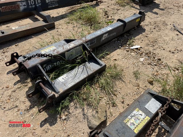 Lot 1-9569 - (1) Star Industries heavy duty jib, model 13408, with fork pockets.  (Unit #JIB-1013)