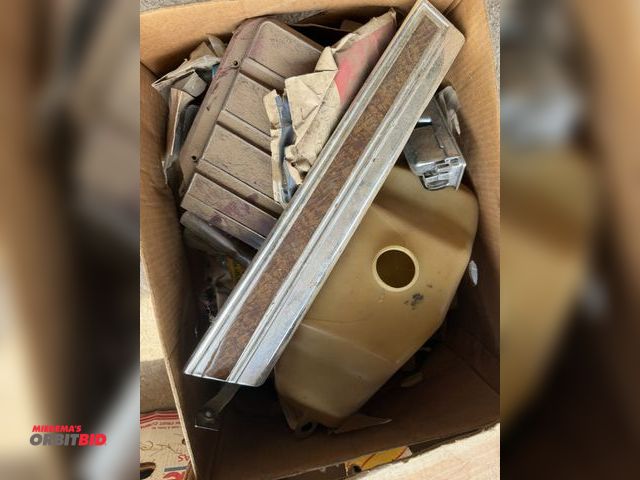 Lot 1-8590 - Large lot of vintage Plymouth car parts.