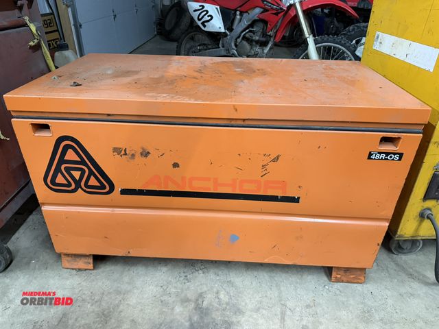 Lot 1-1461 - (1) Ridgid #48R-OS, 48" width x 29" height x 24" depth jobox with pneumatic shock closers.