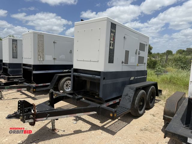 Lot 1-9451 - (1) 2014 HiPower towable generator, model HRJW145T6, 145 KW, 4-cylinder John Deere diesel engine, mo...