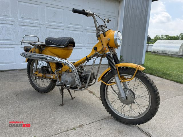 Lot 1-8113 - 1970 Honda Trail 90 (1) motorcycle, chain drive, air cooled, for parts or restoration.