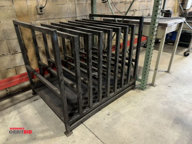 Orbitbid.com - Lot 1-18075 - (1) custom built heavy duty steel 49 ...