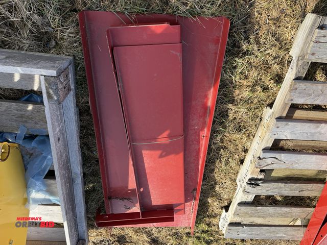 Lot 1-11815 - (1) 19" wide x 48" long extension panel with assorted frame components.