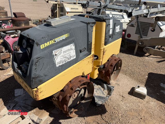Lot 1-18212 - 2012 Bomag BMP8500 Vibratory Trench Compactor, walk behind type, articulated frame, 19HP diesel engi...