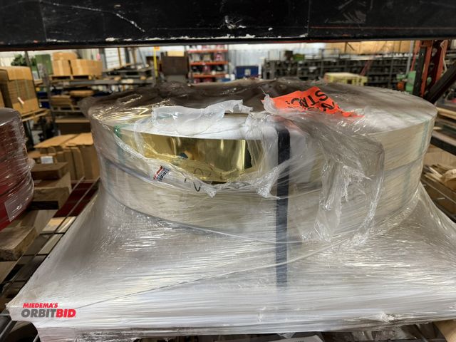 Lot 1-18685 - Lot of (3) 2.5" x .016" anodized aluminum coils.