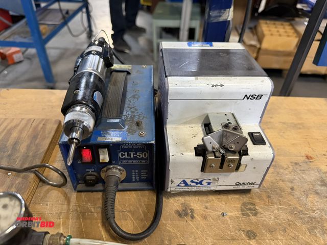 Lot 1-18897 - (1) ASG CLT50 electric screwdriver with a Quicher screw feeder.