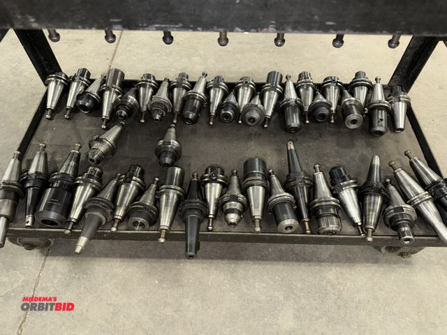 Lot 1-1963 - Lot of (44) assorted Cat 40 collet type tool holders.