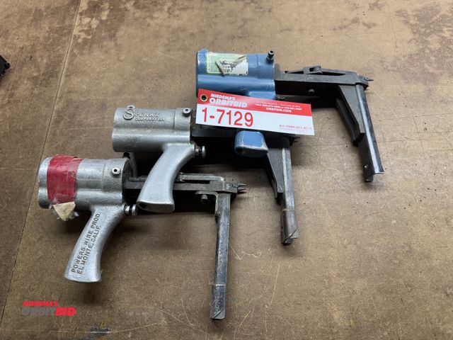 Lot 1-7129 - (3) Spenax Pneumatic Staplers