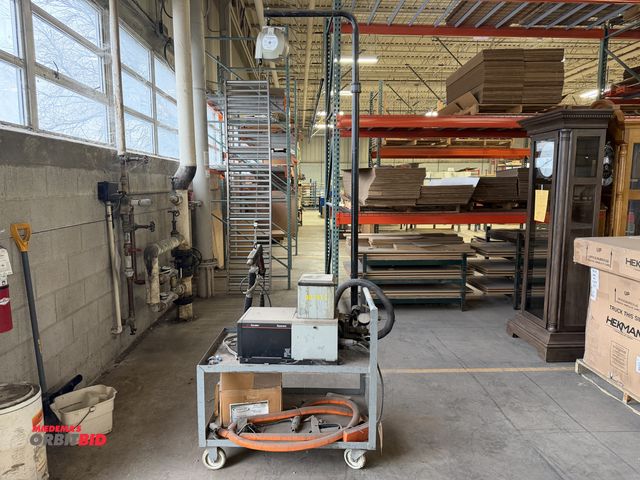 Lot 1-17355 - (1) ITW Dynatec, model N52P122-F, glue system with gun, 36" length x 24" height x 24" depth 2-tier c...