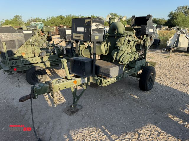 Lot 1-9617 - (1) 1996 Gorman-Rupp 604-F De-watering Pump, 4 cylinder diesel engine, 4" intake/discharge, mounted ...