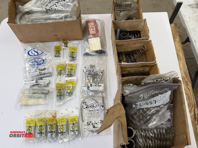 Lot 1-6165 - Lot of assorted springs, various sizes, includes both new and used.