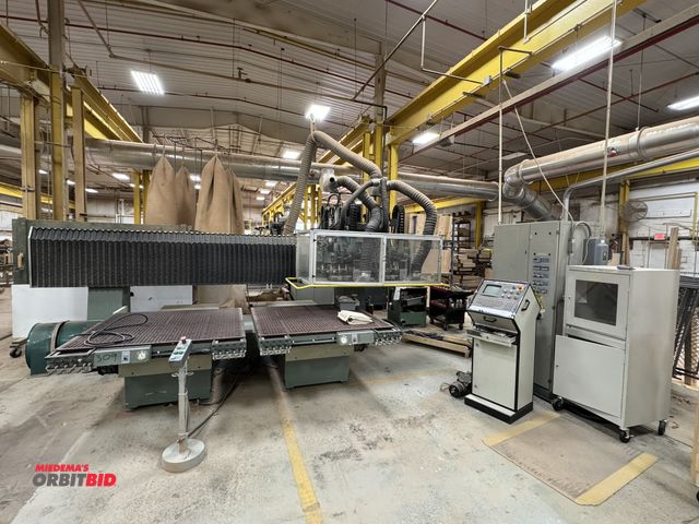 Lot 1-17028 - 1995 CMS model NC-P.F./102-2TCU Router (1) 1995 CMS, model NC-P.F./102-2TCU Router, CNC, X-travel 14...