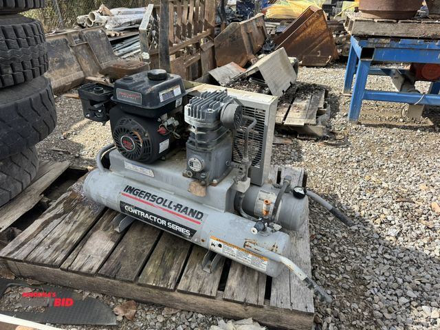Lot 1-16044 - (1) Ingersoll-Rand, model SS3, dual tank, portable air compressor with a Predator 212cc gas engine, ...