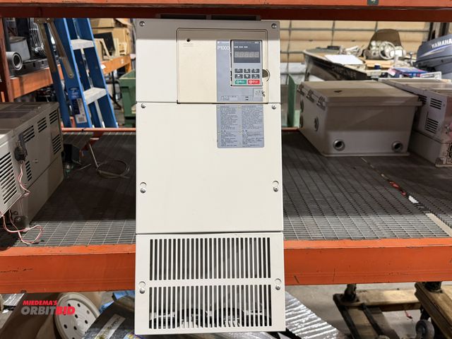 Lot 1-18571 - (1) Yaskawa, model P1000, variable speed drive with 13" width x 20" height x 12" depth steel enclosu...