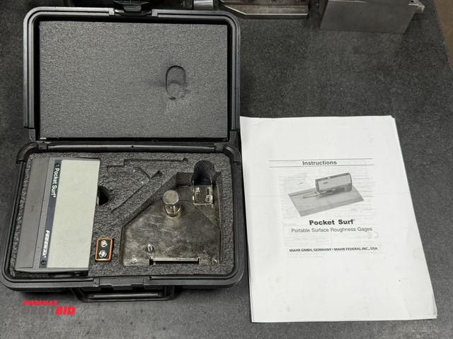 Lot 1-12523 - (1) Federal "Pocket Surf" portable surface roughness gauge with plastic case and manual.