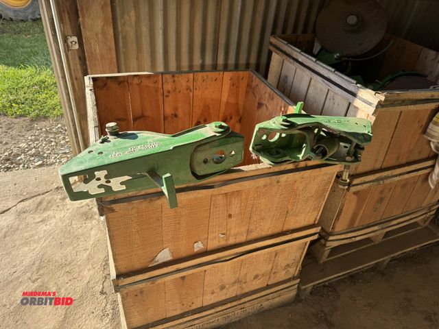 Lot 1-18100 - Lot of (8) John Deere closing wheel arms, part #JDA61351.
