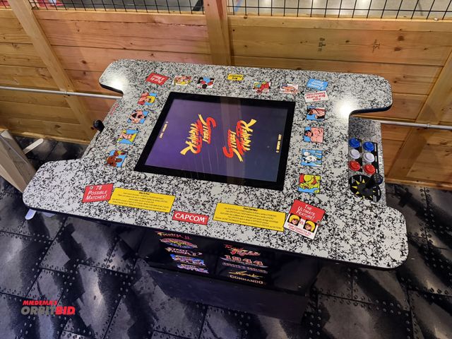 Lot 1-11205 - (1) Arcade 1 Up, model 7759, Street Fighter II Head to Head table top arcade style game, S/N ESBAB08...