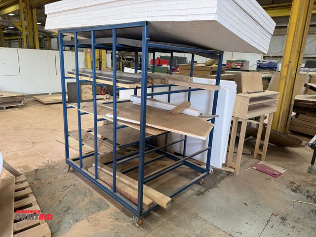 Orbitbid.com - Lot 1-17057 - (1) rolling steel storage rack, 63