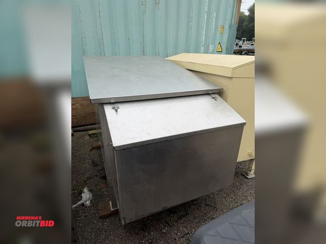 Lot 1-18776 - (1) 42" width x 48" height x 72" length, custom built stainless steel pump house.