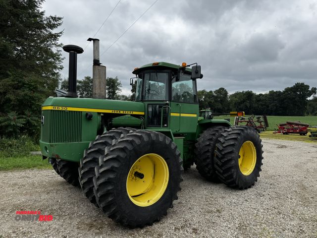 Lot 1-6885 - (1) John Deere 8630 articulating tractor, 4WD, 8966 metered hours showing, approx. 200 hours since c...
