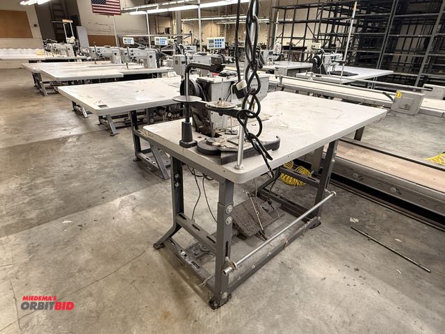 Lot 1-7219 - Lot Of (2) Durkopp Adler Sewing Machine Equipped W/ Elka V 720 Digital Display; Foot Pedal Operation...