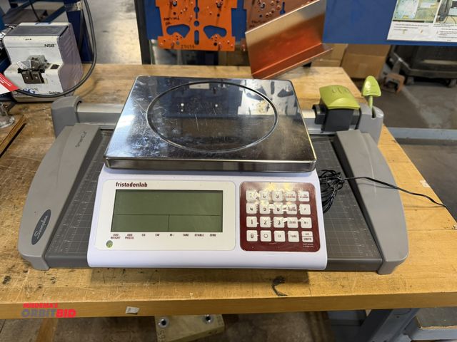 Lot 1-18898 - (1) Fristaden Lab digital counting scale, includes Signature Smart Cut paper cutter.