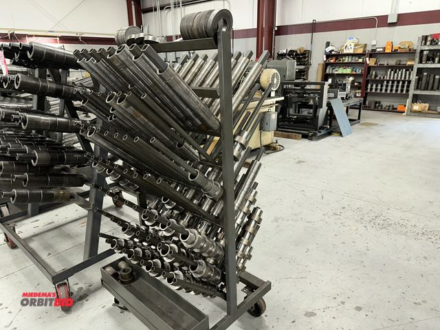 Lot 1-19227 - (1) 29" width x 57.5" height x 24" depth steel cantilever style cart with assorted sizes and styles ...