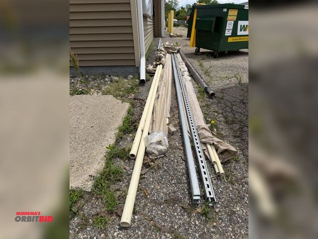Lot 1-13201 - Lot of various pipe and Unistrut, includes (7) Spears EverTuff 2" SDR-11, hot and cold potable water...