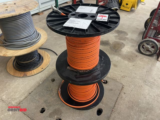Lot 1-6143 - (2) partial spools of self-regulating heating cable, 8XL2-CR.