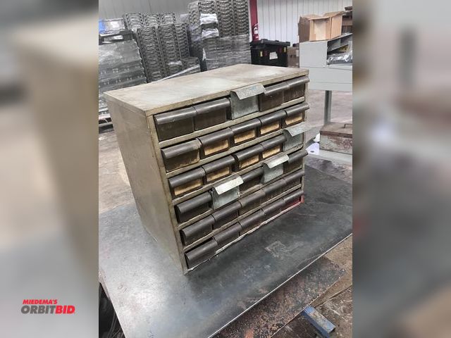 Lot 1-3574 - Organizer Box &amp; Contents