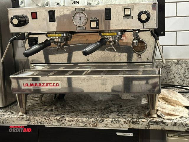 Lot 1-13707 - (1) 2015 La Marzocco, model LINEA-2EE, espresso maker, countertop type, 2-head, 2-frother spout, hot...