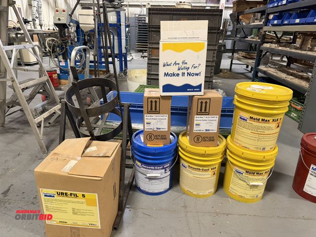 Lot 1-18623 - Lot of Smooth On compound, includes (2) Mold Max XLS2, part A, (1) Smooth Cast 65D, part A, (1) Smoo...