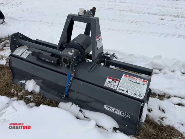 Lot 1-11742 - (1) new Tar River Implements TXG-060, 60" rototiller, 3 point hitch hookup, includes PTO shaft.
