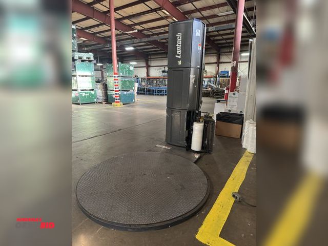 Lot 1-2579 - **REMOVED PER RICK**
(1) Lantech Power semi-automated stretch wrap machine, Q Series, digital contro...