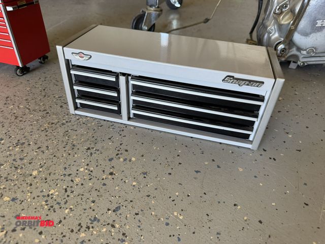 Lot 1-8232 - (1) collectible Snap-On/Harley Davidson edition, 12" width x 5" height x 5" depth miniature tool box...