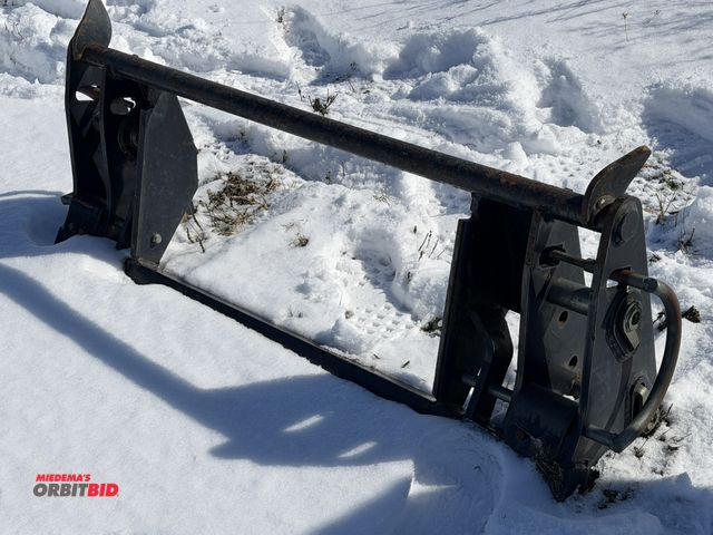 Lot 1-11577 - (1) Universal loader tractor mounting plate, brackets are approx. 41" on center.