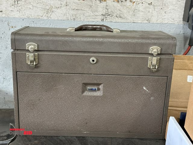 Lot 1-511 - (1) Kennedy Machinists 20" tool box, with drawers, includes assorted contents.