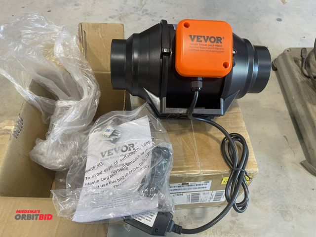 Lot 1-18756 - (2) Vevor ventilation fans, model BT-FL14A, 120V, 31 watts, thermally protected.
