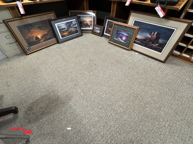 Lot 1-4595 - Lot of (7) framed prints by Terry Redlin, includes "Prairie Morning", "Evening Solitude", "Soaring M...