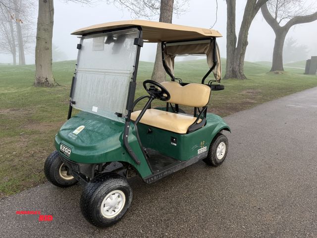 Lot 1-19354 - (1) 2017 E-Z-Go golf cart with a Kawasaki gas engine, model 625111G01, includes canopy, ball cover, ...