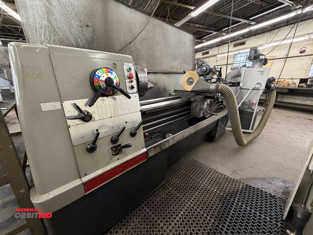 Lot 1-1608 - Clausing Colchester Engine Lathe 18" Swing, 62" Center to Center, 12" 3-Jaw Chuck, 20 to 1600-RPM, Q...