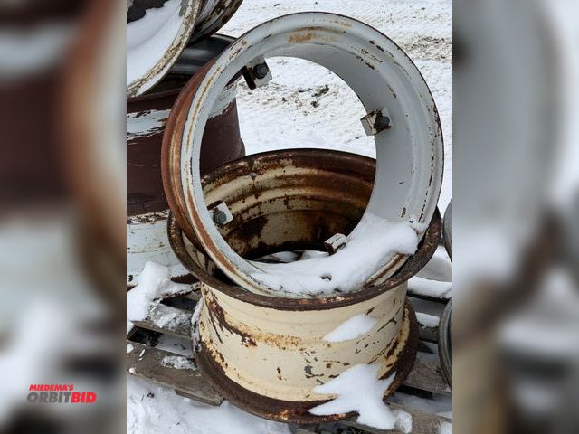 Lot 1-11673 - (2) rims, 24" diameter, 10" from inside of bead to inside of bead.