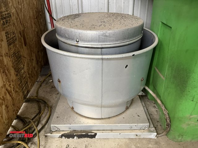 Lot 1-1477 - (1) approx. 24" diameter x 26" height chimney vent for a restaurant hood.