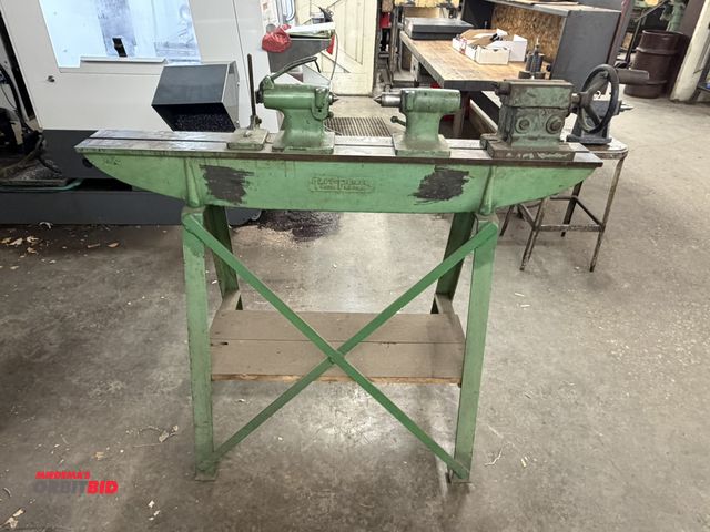 Lot 1-1665 - (1) Taft-Peirce bench center, model D654, 48" x 5 3/4" bed.